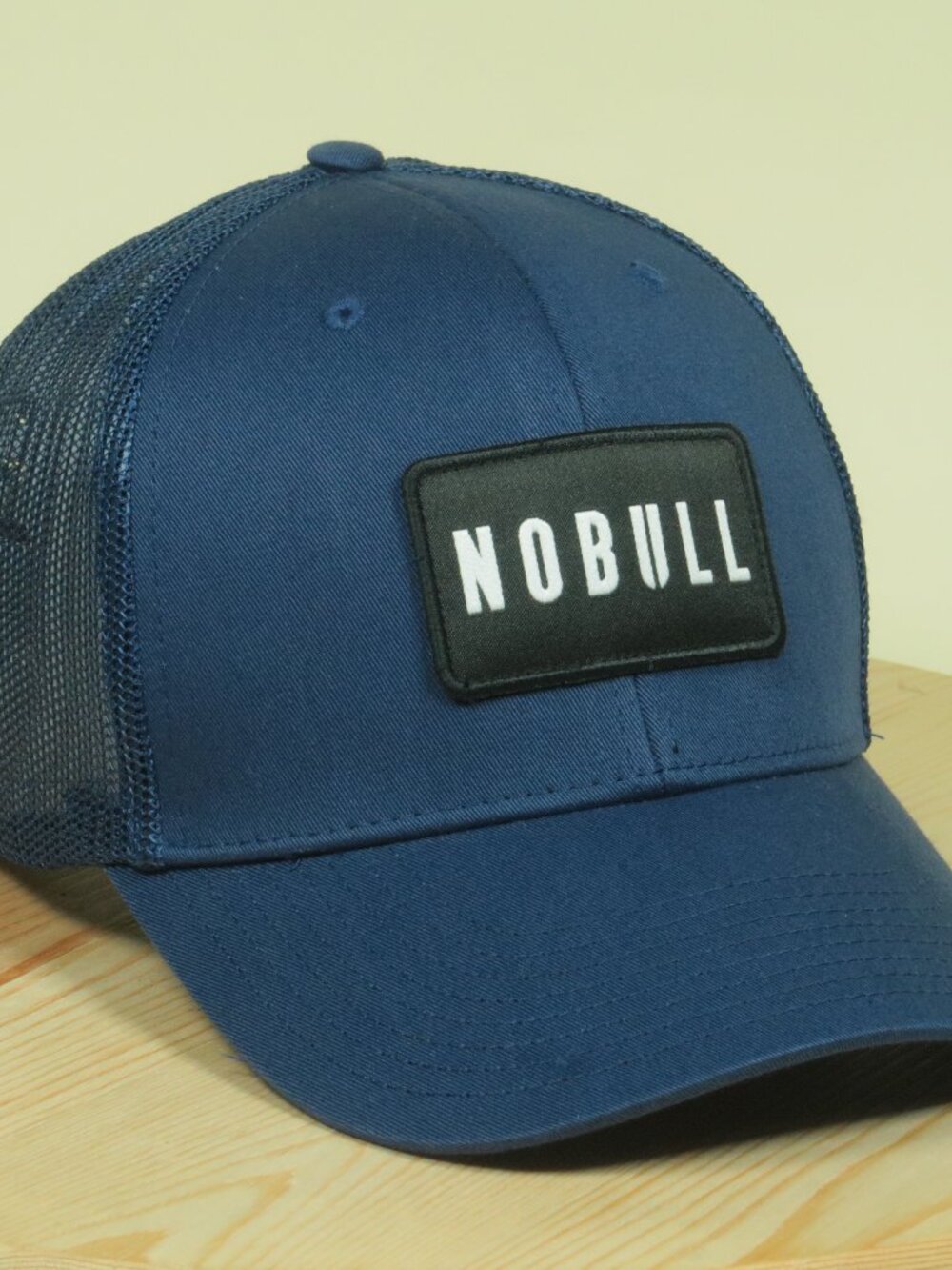 Nobull Curved Brim Trucker Hat Mens OS Navy Blue Snapback New